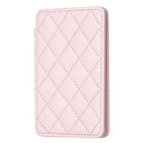 Rhombus Pattern Card Bag Back Sticker For Mobile Phones - Green