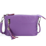 Fringed One Shoulder Bag For Women Large Capacity Casual - Rose Red - Extra Image