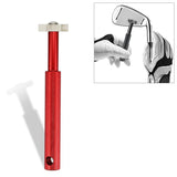 Sharpen your Wedges with Strong Golf Grooving Tool - White - Front View
