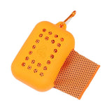 Chill Towel For Summer Workouts - Bright Orange - Extra Image