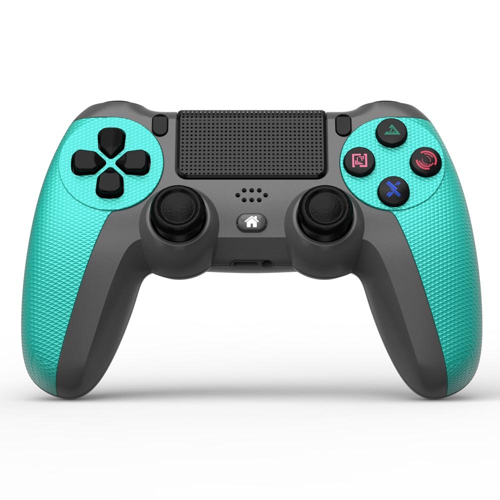 Wireless Bluetooth Gamepad Controller for Ps4 - Battle Gray with Light Bar - Mountain Blue