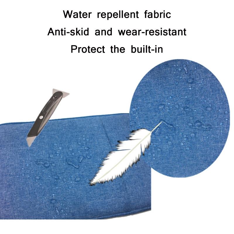 11 / 13 Inch Waterproof & Anti-Vibration Inner Bag For Macbook / Xiaomi - Laptop - Cyan