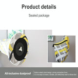Fan Dust-proof Cover for Household Floor - Blue Triangle