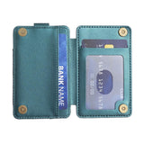 Metal Ring Card Bag Sticker For Mobile Phones - Green