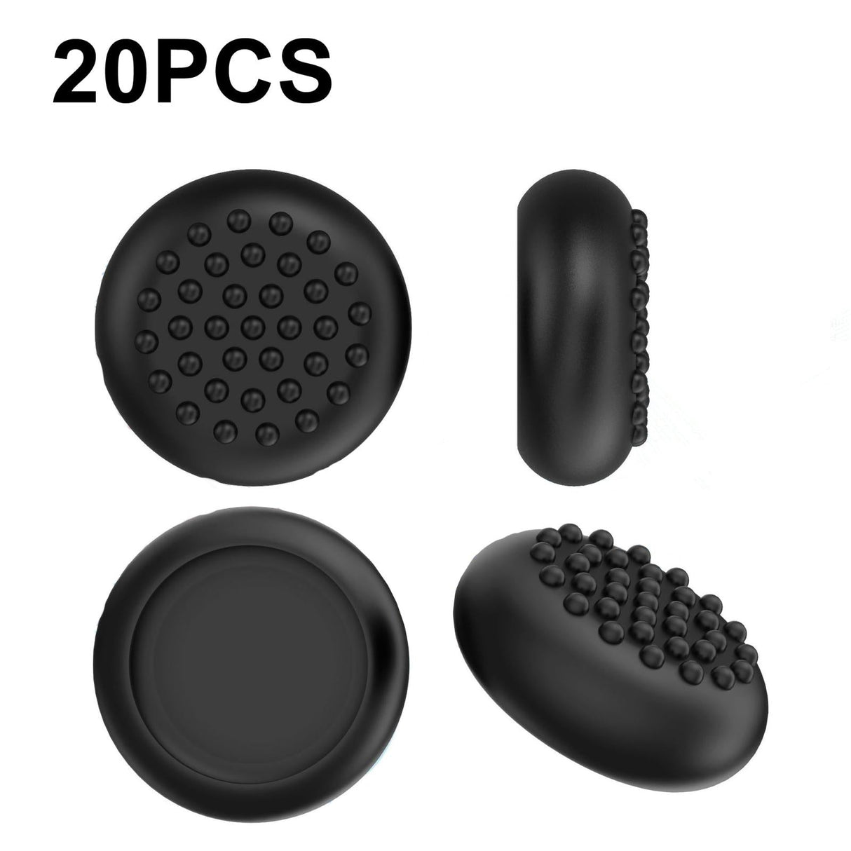 20-piece Silicone Vr Handle Covers for Meta Quest 2 - Enhance your Gaming Experience - Grey