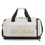 Large Capacity Waterproof Sports Bag With Dry / Wet Separation - Beige