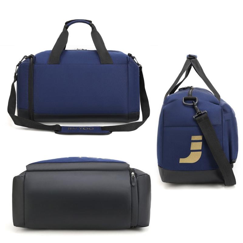 Large Capacity Waterproof Sports Bag With Dry / Wet Separation - Beige