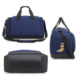 Large Capacity Waterproof Sports Bag With Dry / Wet Separation - Beige - Top-Down View