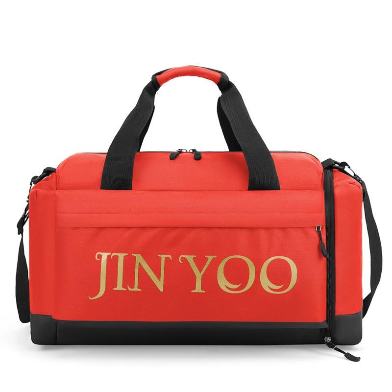 Large Capacity Waterproof Sports Bag With Dry / Wet Separation - Beige