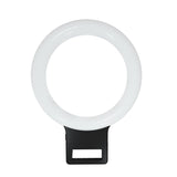 Xj18 Live Self-timer Led Fill Light - Perfect for Live Streaming - Pink - Side View
