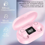 Wireless Touch Bluetooth Headset with Smart Magnetic Charging - Dt-13 - Pink - Extra Image