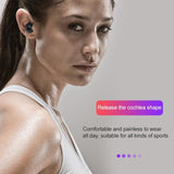 Wireless Touch Bluetooth Headset with Smart Magnetic Charging - Dt-13 - Pink - Extra Image