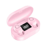 Wireless Touch Bluetooth Headset with Smart Magnetic Charging - Dt-13 - Pink - Extra Image