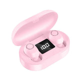Wireless Touch Bluetooth Headset with Smart Magnetic Charging - Dt-13 - Pink - Extra Image
