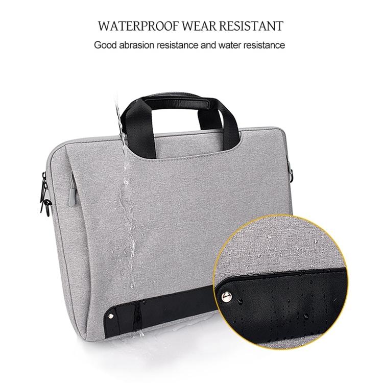 Waterproof Oxford Cloth Laptop Bag with Concealed Handle & Luggage Tie Rod - Pink