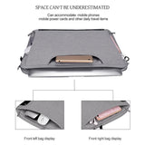 Waterproof Oxford Cloth Laptop Bag with Concealed Handle & Luggage Tie Rod - Pink