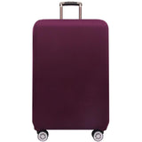 Stretch Luggage Protective Cover - Durable & Dust-proof - Size m - Purple Red