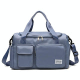 Waterproof Gym Bag for Travel - Size l - Fog Blue - Extra Image