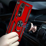 For Samsung Galaxy z Fold4 5G Tpu & Pc Shockproof Phone Case - Red - Extra Image