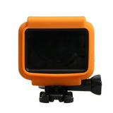 Silicone Border Frame Mount for Gopro Hero5 - Protective Cover - Pink - Top-Down View