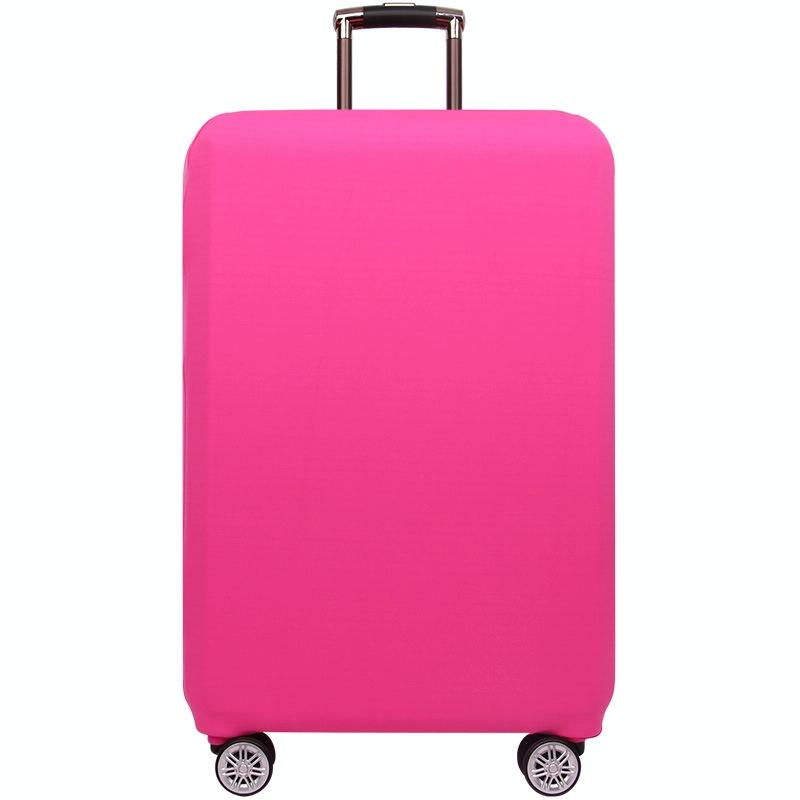 Stretch Luggage Protective Cover - Durable & Dust-proof - Size l - Purple Red