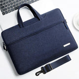 14 Inch Inner Bag with Shoulder Strap for Handbag or Laptop - Dark Blue