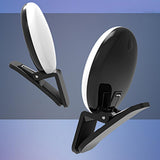 Portable Mini Beauty Light for Smartphones - 3 Brightness Levels 9 Led Warm / White - Iphone Galaxy Huawei Xiaomi Lg Htc - Pink