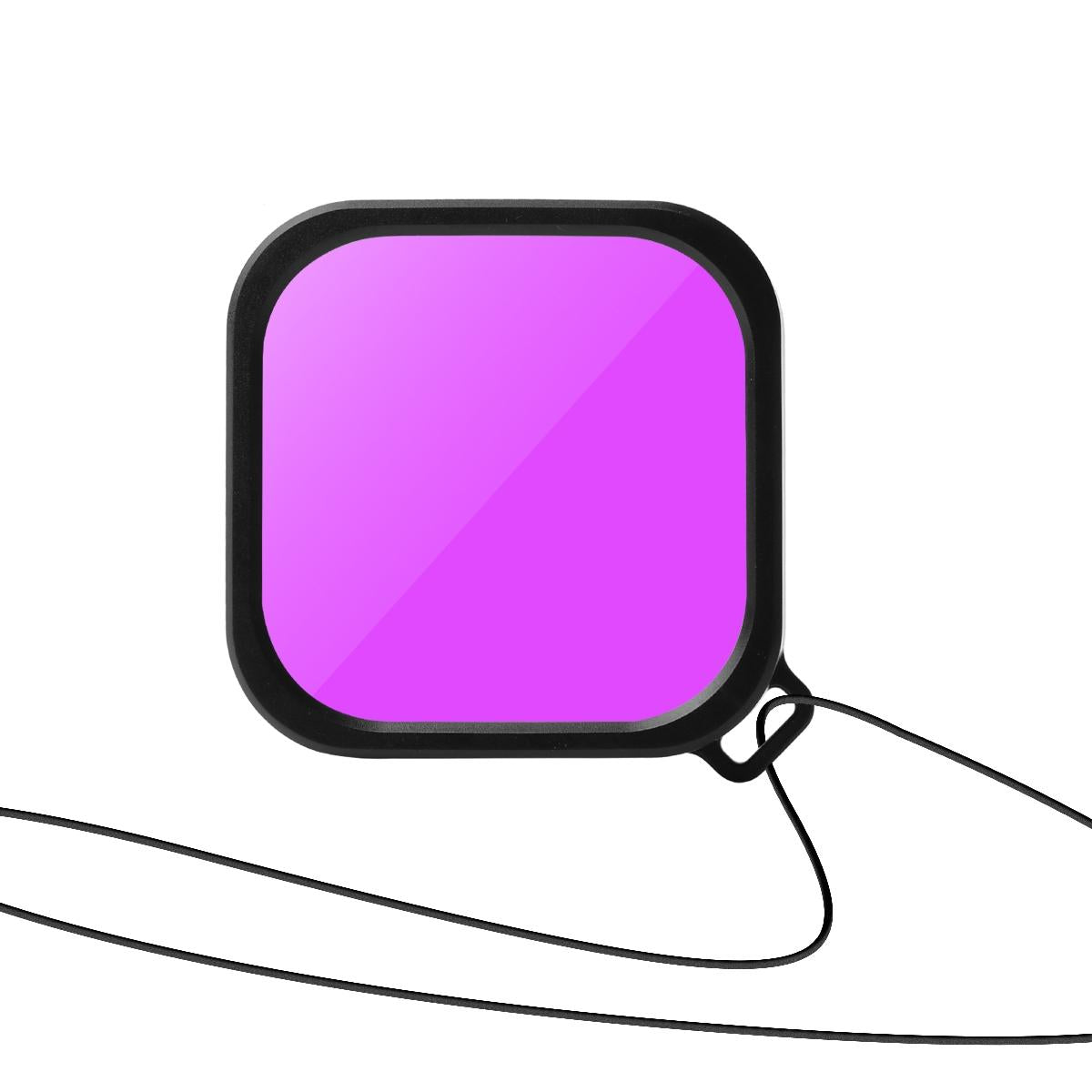 Waterproof Touch Case with Colour Lens Filter for Gopro Hero10 / Hero9 - Pink