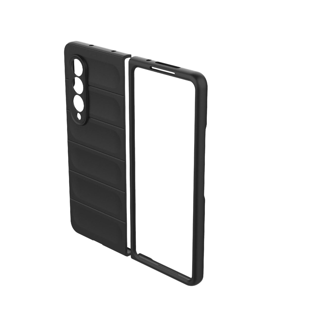 For Samsung Galaxy Z Fold4 5G Foldable Shockproof Phone Case with Magic Shield - Slim Design - Light Blue