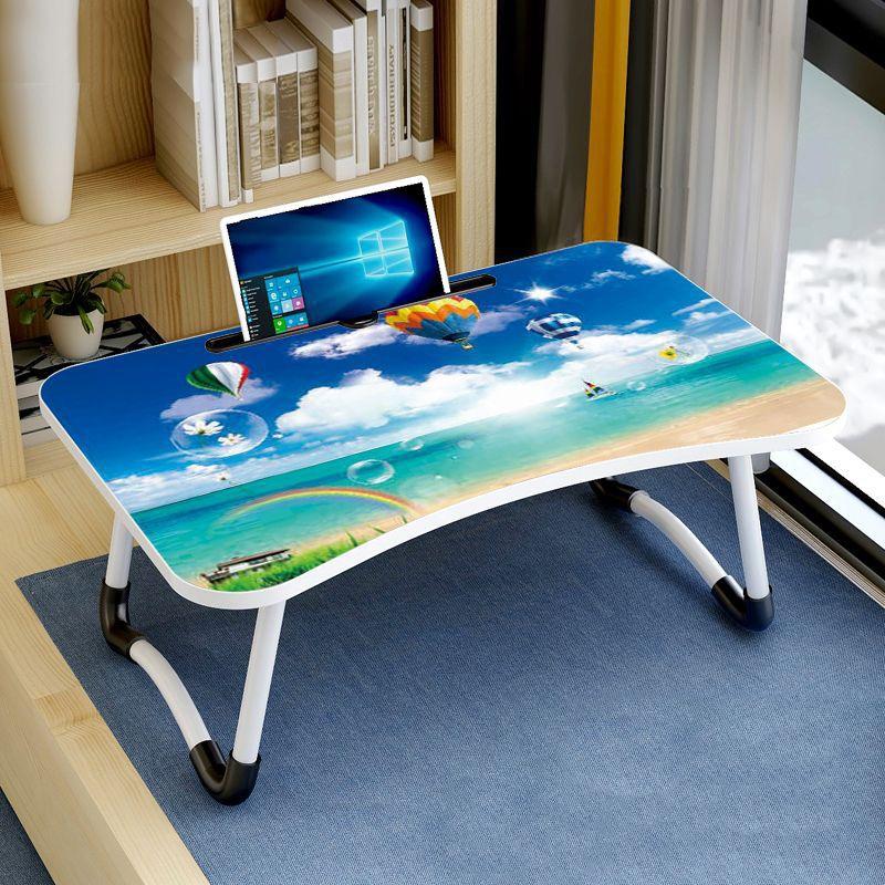 Adjustable Folding Laptop Desk with Non-slip W-shaped Legs - Portable and Compact - Hcb5116F