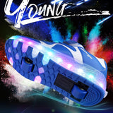 Rechargeable Led Roller Skates - Pink Size 30 - Extra Image