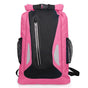 25L Outdoor Waterproof Dual Shoulder Strap Dry Bag Pvc Barrel Design - Pink
