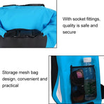 25L Outdoor Waterproof Dual Shoulder Strap Dry Bag Pvc Barrel Design - Pink