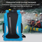 25L Outdoor Waterproof Dual Shoulder Strap Dry Bag Pvc Barrel Design - Pink