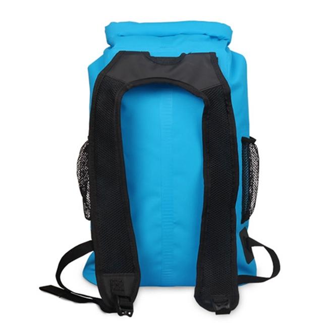 25L Outdoor Waterproof Dual Shoulder Strap Dry Bag Pvc Barrel Design - Pink