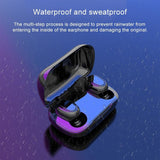 Wireless Bluetooth 5.0 Earphones with 9d Sound & Charging Box - Pink - Extra Image