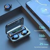 Wireless Noise-cancelling Earbuds with Charging Case - Pink
