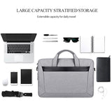 Expandable Laptop Bag - Waterproof Oxford Cloth Detachable Shoulder Strap - Pink - Extra Image