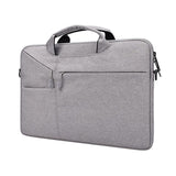 15.6 Inch Laptop Handbag With Hidden Strap And Suitcase Belt - Waterproof And Tear-Resistant - Pink - Rear View