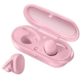 Waterproof Wireless Bluetooth Earphones with Magnetic Charging Box - 300mah - Pink