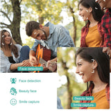 Full Hd 1080p Digital Camera with 44mp 16x Zoom - 2.4 Inch Screen for Children - Pink - 45-Degree Angle