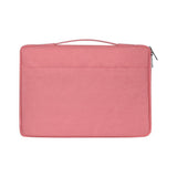 Stylish Laptop Handbag For Macbook & More - Polyester & Nylon - Pink - Side View