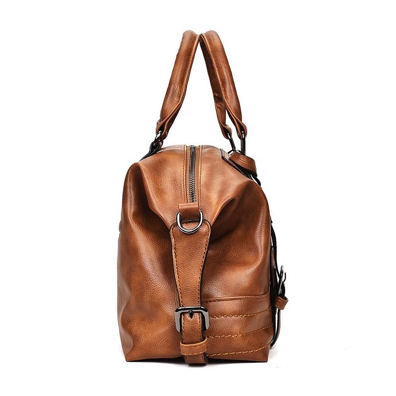 Retro Pu Shoulder Bag Pink