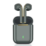 Wireless t & g J18 Bluetooth Earphones with Charging Box - Green