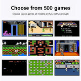 500 Classic Games Mini Handheld Console For Kids - 3.0 Inch Retro Macaron Design With Av Output - Green - 45-Degree Angle