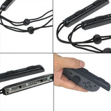 Joy Con Wrist Lanyard Pair for Nintendo Switch Gaming - Green - Top-Down View