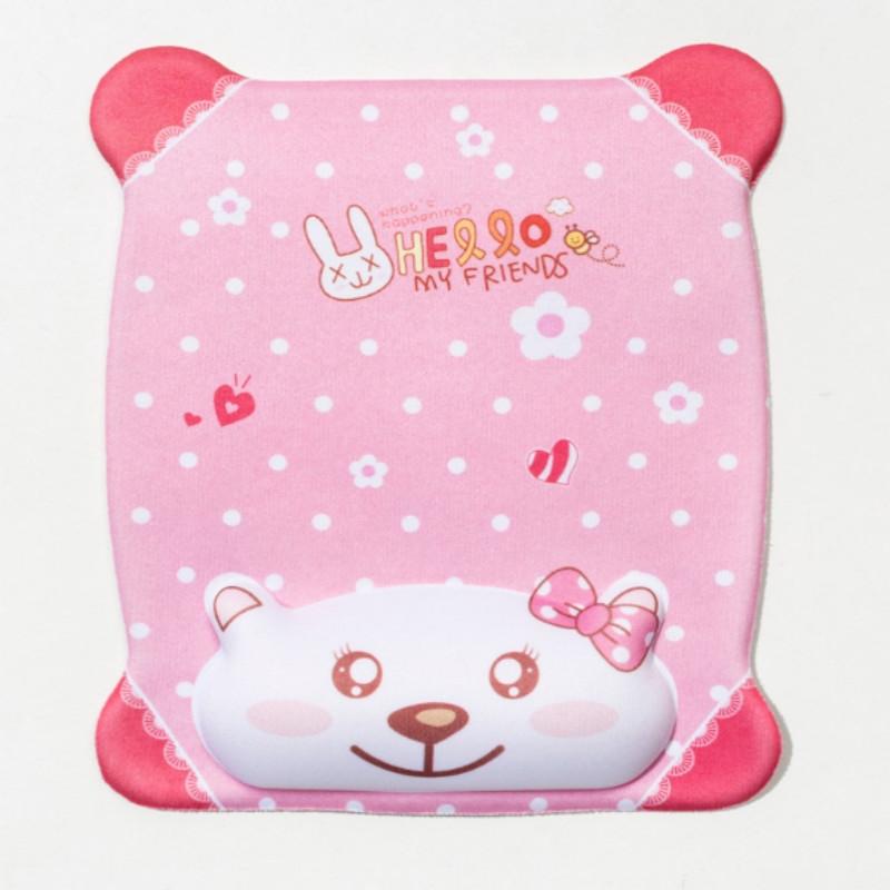 Cartoon Silicone Mouse Pad Wristband - Rabbit