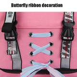 Anti-theft Usb Backpack for Sports and Leisure - Pink