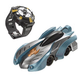 Electric Remote Control Wall Climbing Car for Kids - Mini Toy - Blue Break Watch Rc Edition