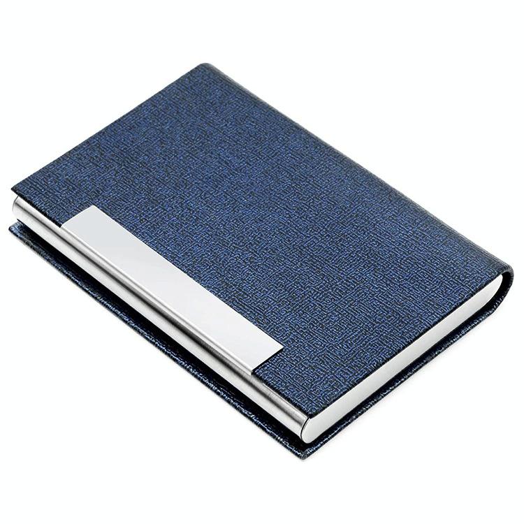 Stainless Steel Card Holder Sleek Business Accessory - Bronze